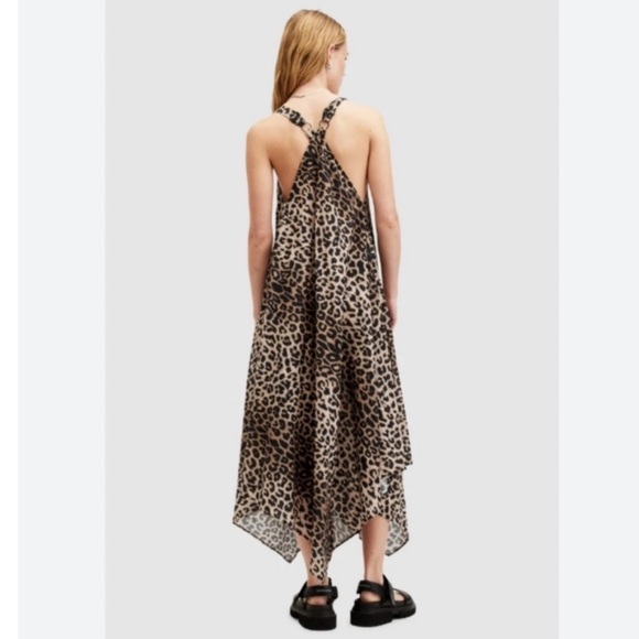 🆕Leopard Print all saints Maxi dress - Picture 6 of 6